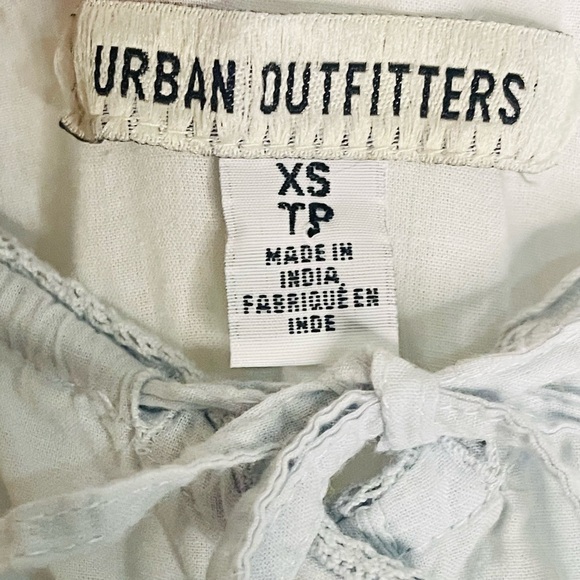 URBAN OUTFITTERS— Angelina Lace-Inset Mini Dress - Picture 8 of 11